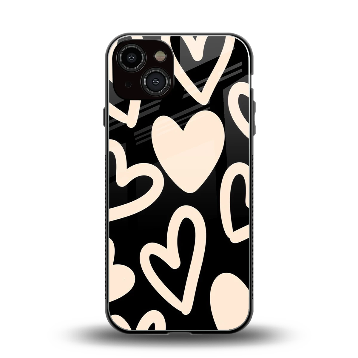 Eternal Hearts back phone cover | glass case for iphone 14