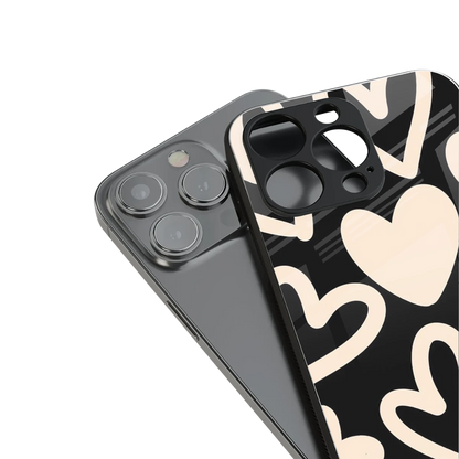 Eternal Hearts stylish phone case for iphone xs | glossy glass and slim fit