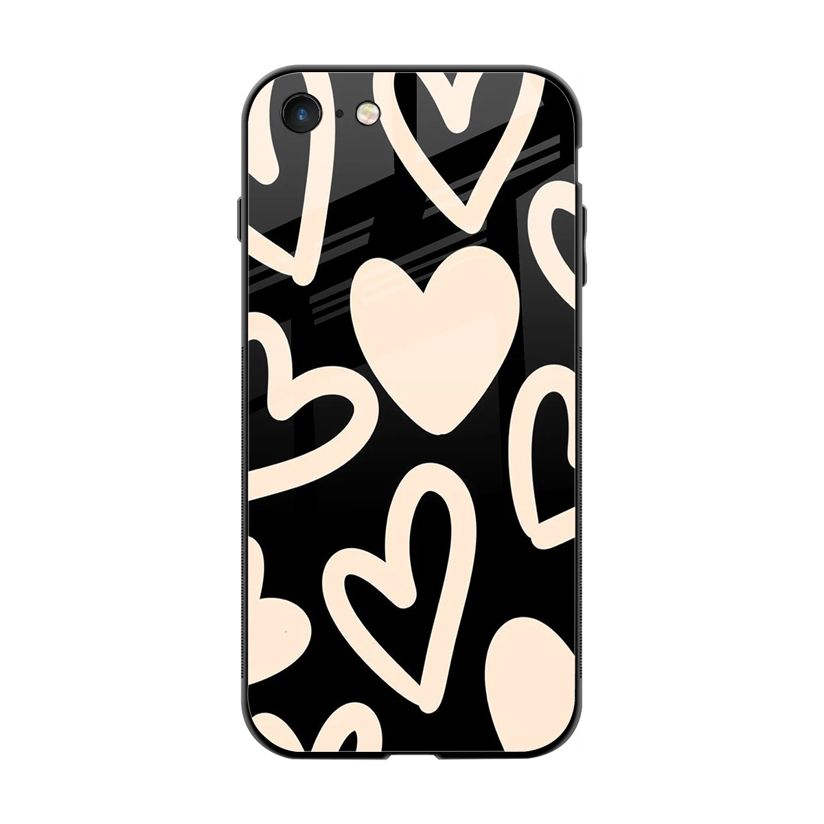 Eternal Hearts back phone cover | glass case for iphone 7