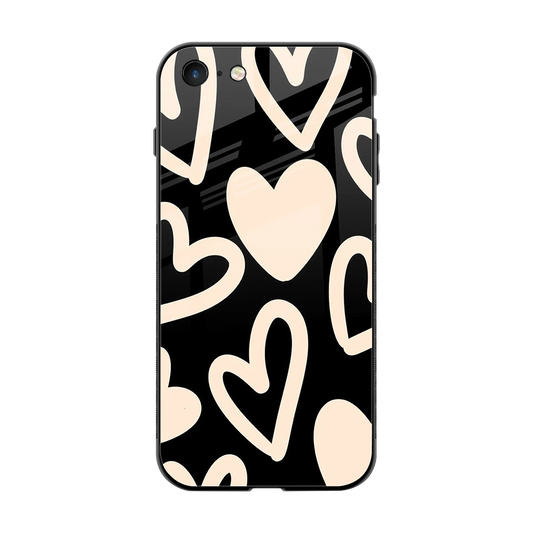 Eternal Hearts back phone cover | glass case for iphone 7