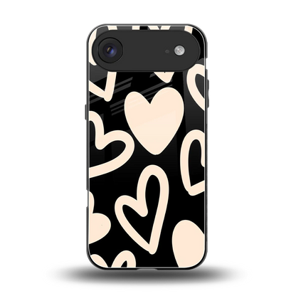 Eternal Hearts back phone cover | glass case for iphone air