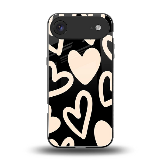 Eternal Hearts back phone cover | glass case for iphone air