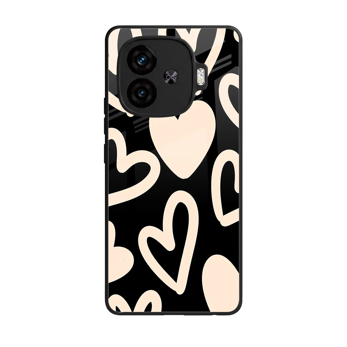 Eternal Hearts back phone cover | glass case for iqoo neo 10r 5g