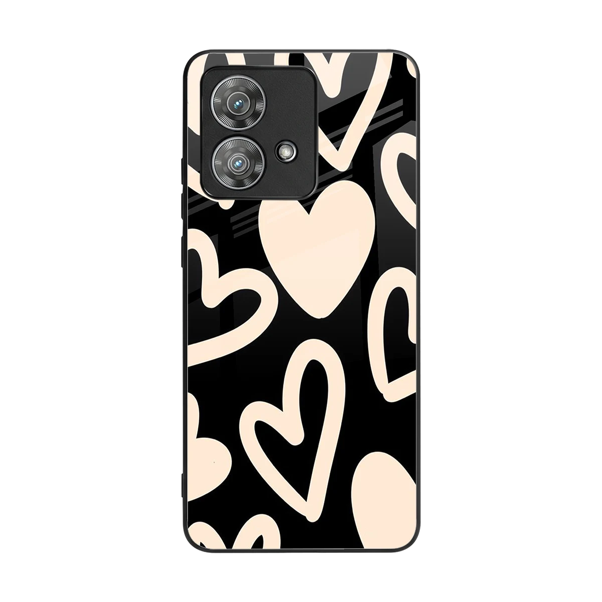 Eternal Hearts back phone cover | glass case for motorola edge 40 neo 5g