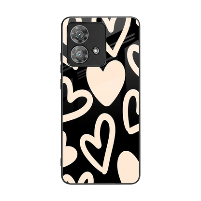 Eternal Hearts back phone cover | glass case for motorola edge 40 neo 5g