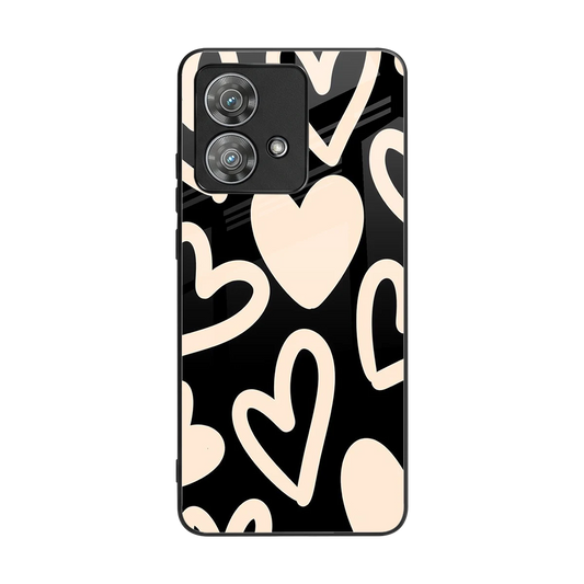 Eternal Hearts back phone cover | glass case for motorola edge 40 neo 5g