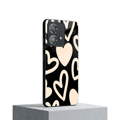 Eternal Hearts motorola edge 40 neo 5g mobile cover | shockproof glass phone case