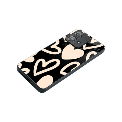 Eternal Hearts stylish phone case for motorola edge 40 neo 5g | glossy glass and slim fit