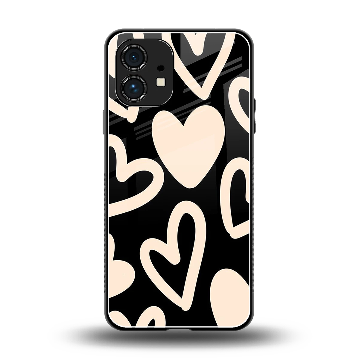 Eternal Hearts back phone cover | glass case for nothing phone 1