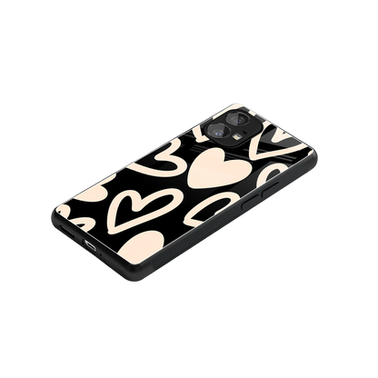 Eternal Hearts stylish phone case for nothing phone 1 | glossy glass and slim fit