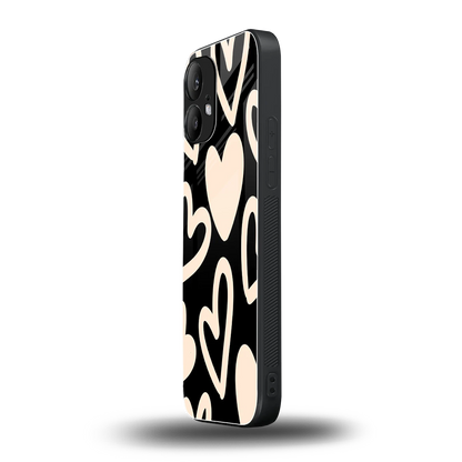 Eternal Hearts nothing phone 2 mobile cover | shockproof glass phone case