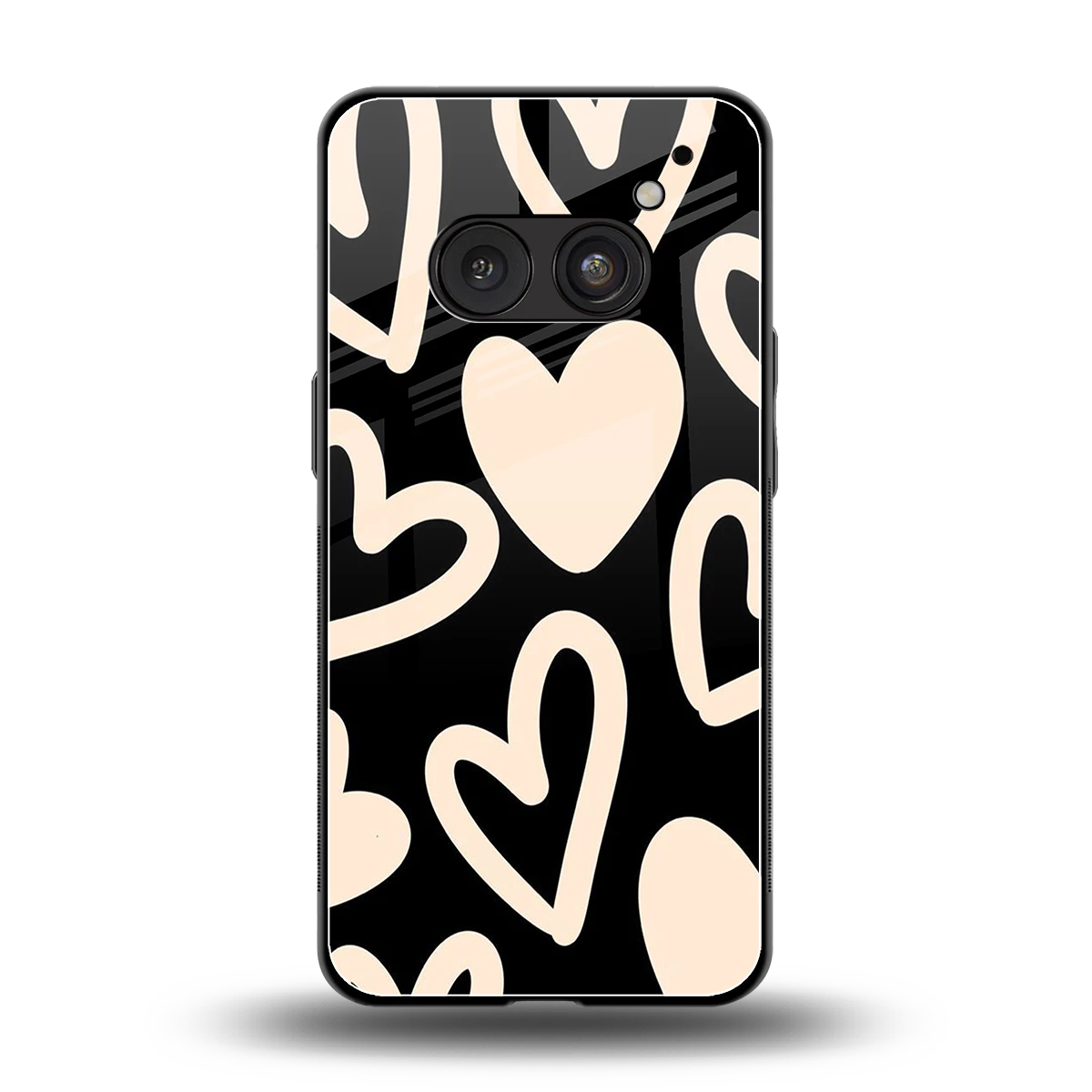 Eternal Hearts back phone cover | glass case for nothing phone 2a