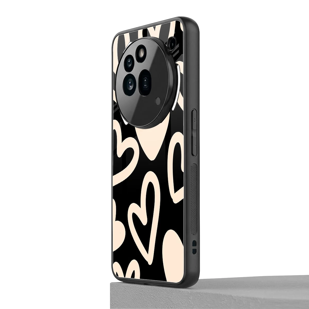 Eternal Hearts nothing phone 3a pro mobile cover | shockproof glass phone case