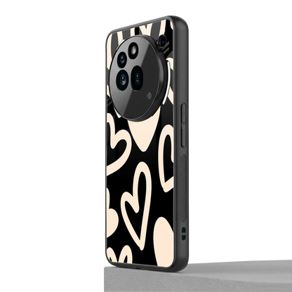 Eternal Hearts nothing phone 3a pro mobile cover | shockproof glass phone case