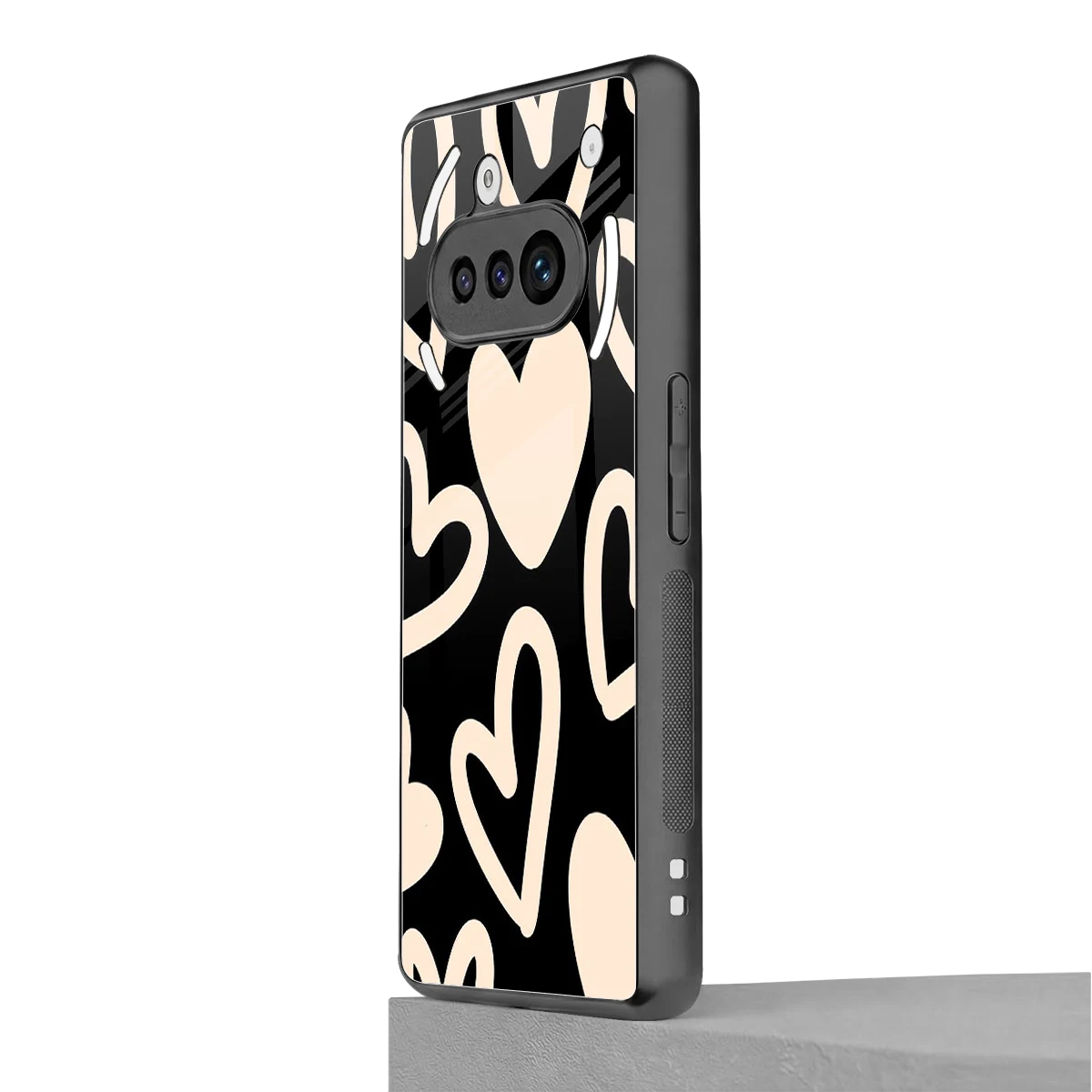 Eternal Hearts nothing phone 3a mobile cover | shockproof glass phone case