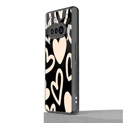 Eternal Hearts nothing phone 3a mobile cover | shockproof glass phone case