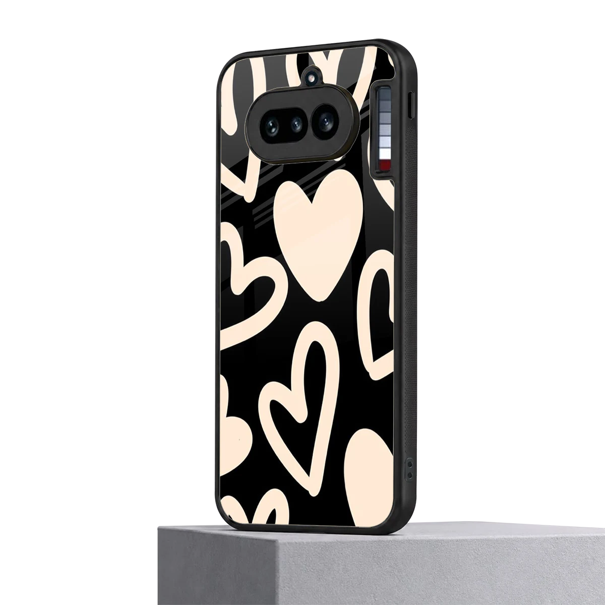 Eternal Hearts nothing phone 4a mobile cover | shockproof glass phone case