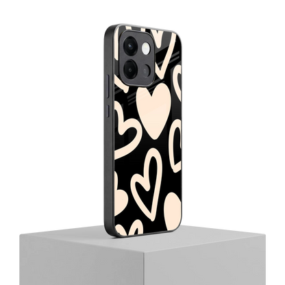 Eternal Hearts oneplus 13s mobile cover | shockproof glass phone case