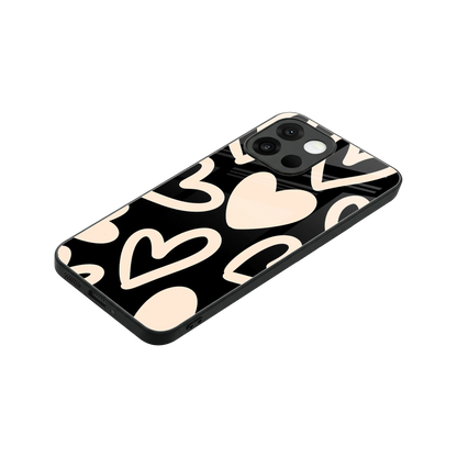 Eternal Hearts stylish phone case for oneplus 13s | glossy glass and slim fit