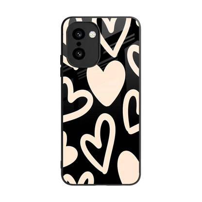 Eternal Hearts back phone cover | glass case for oneplus 15r