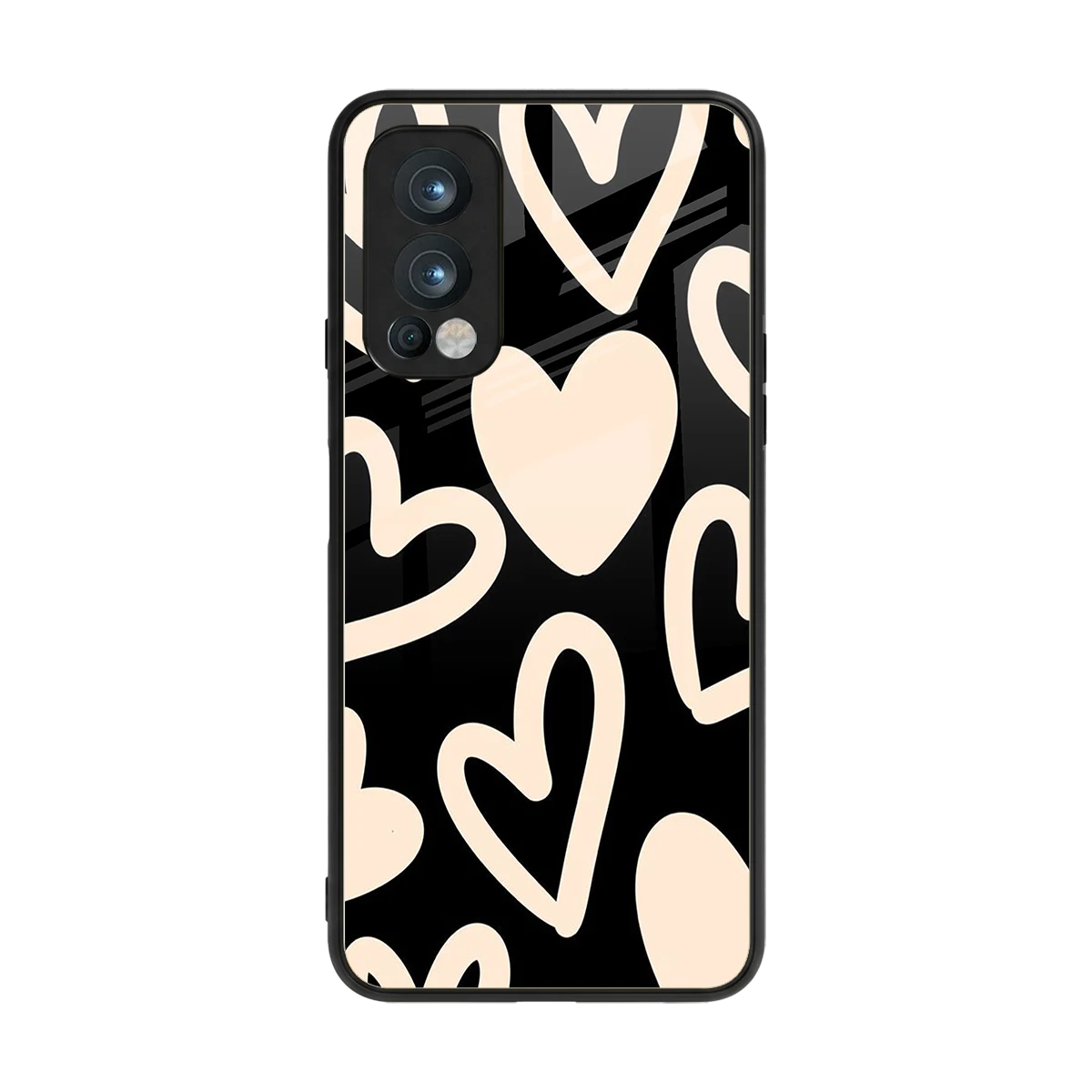 Eternal Hearts back phone cover | glass case for oneplus nord 2