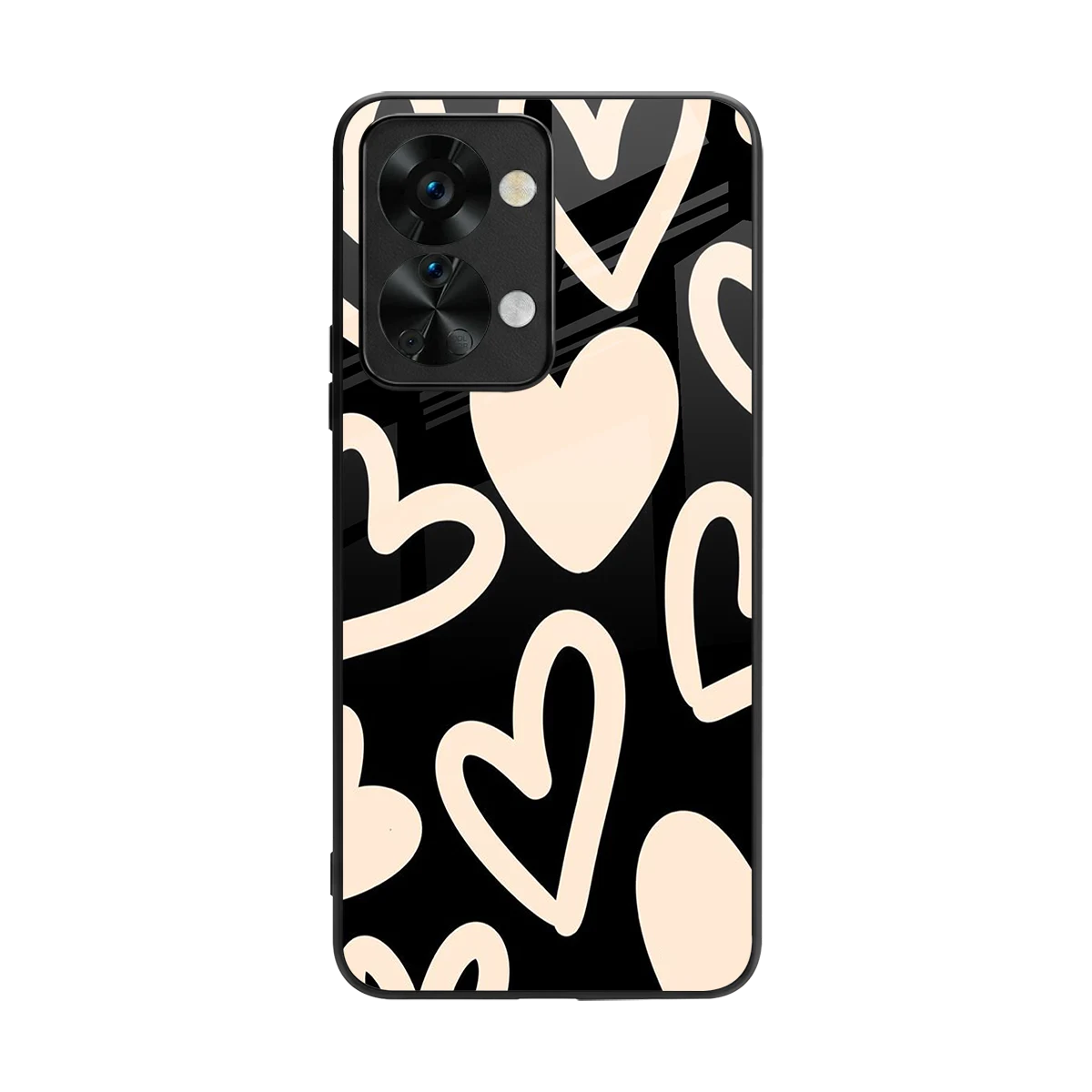 Eternal Hearts back phone cover | glass case for oneplus nord 2t