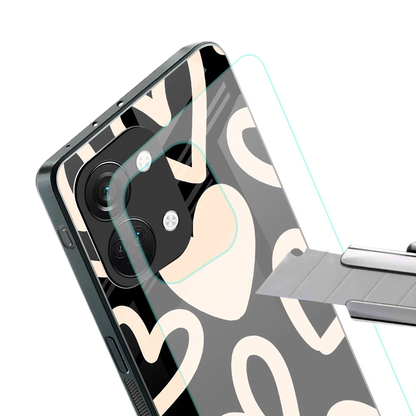 Eternal Hearts stylish phone case for oneplus nord 3 | glossy glass and slim fit