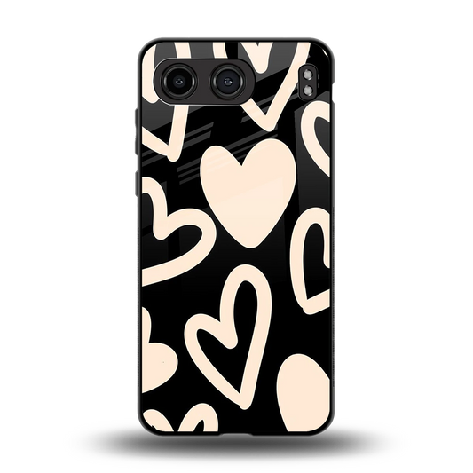 Eternal Hearts back phone cover | glass case for oneplus nord 4