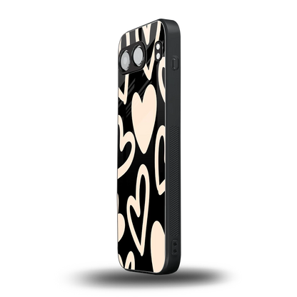 Eternal Hearts oneplus nord 4 mobile cover | shockproof glass phone case