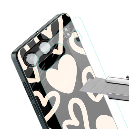Eternal Hearts stylish phone case for oneplus nord 4 | glossy glass and slim fit