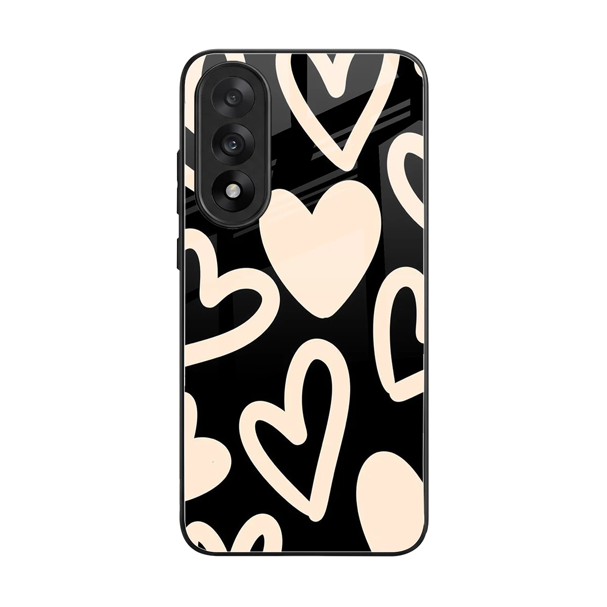 Eternal Hearts back phone cover | glass case for oneplus nord 5