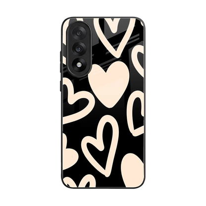 Eternal Hearts back phone cover | glass case for oneplus nord 5