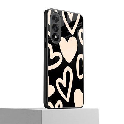 Eternal Hearts oneplus nord 5 mobile cover | shockproof glass phone case