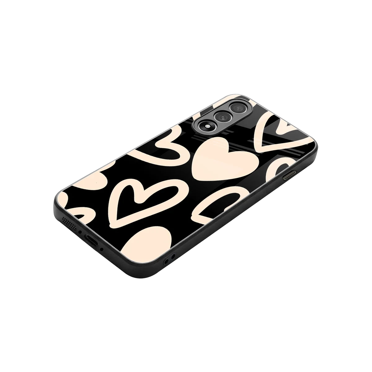 Eternal Hearts stylish phone case for oneplus nord 5 | glossy glass and slim fit