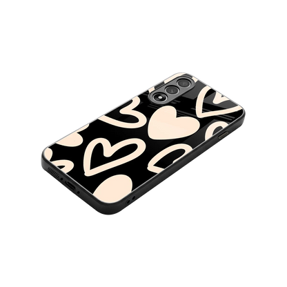 Eternal Hearts stylish phone case for oneplus nord 5 | glossy glass and slim fit