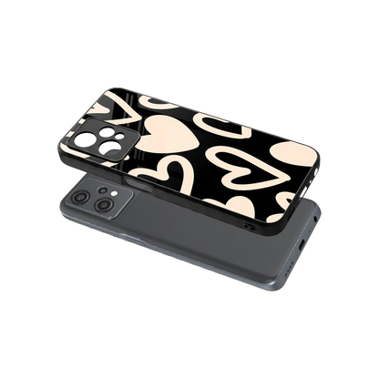 Eternal Hearts sleek oneplus nord ce 2 lite cover with tempered glass back and TPU edges
