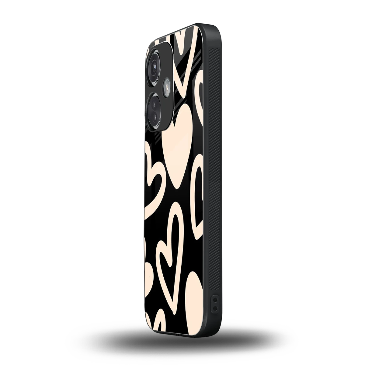 Eternal Hearts oneplus nord ce 3 mobile cover | shockproof glass phone case