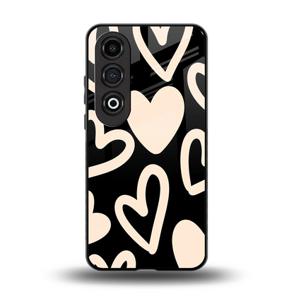 Eternal Hearts back phone cover | glass case for oneplus nord ce 4