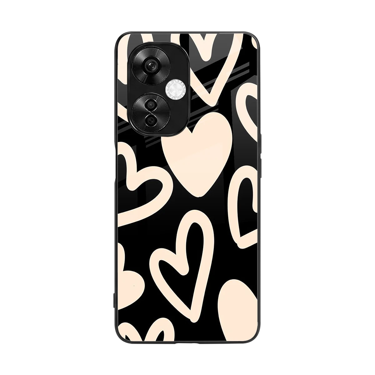 Eternal Hearts back phone cover | glass case for oneplus nord ce 3 lite