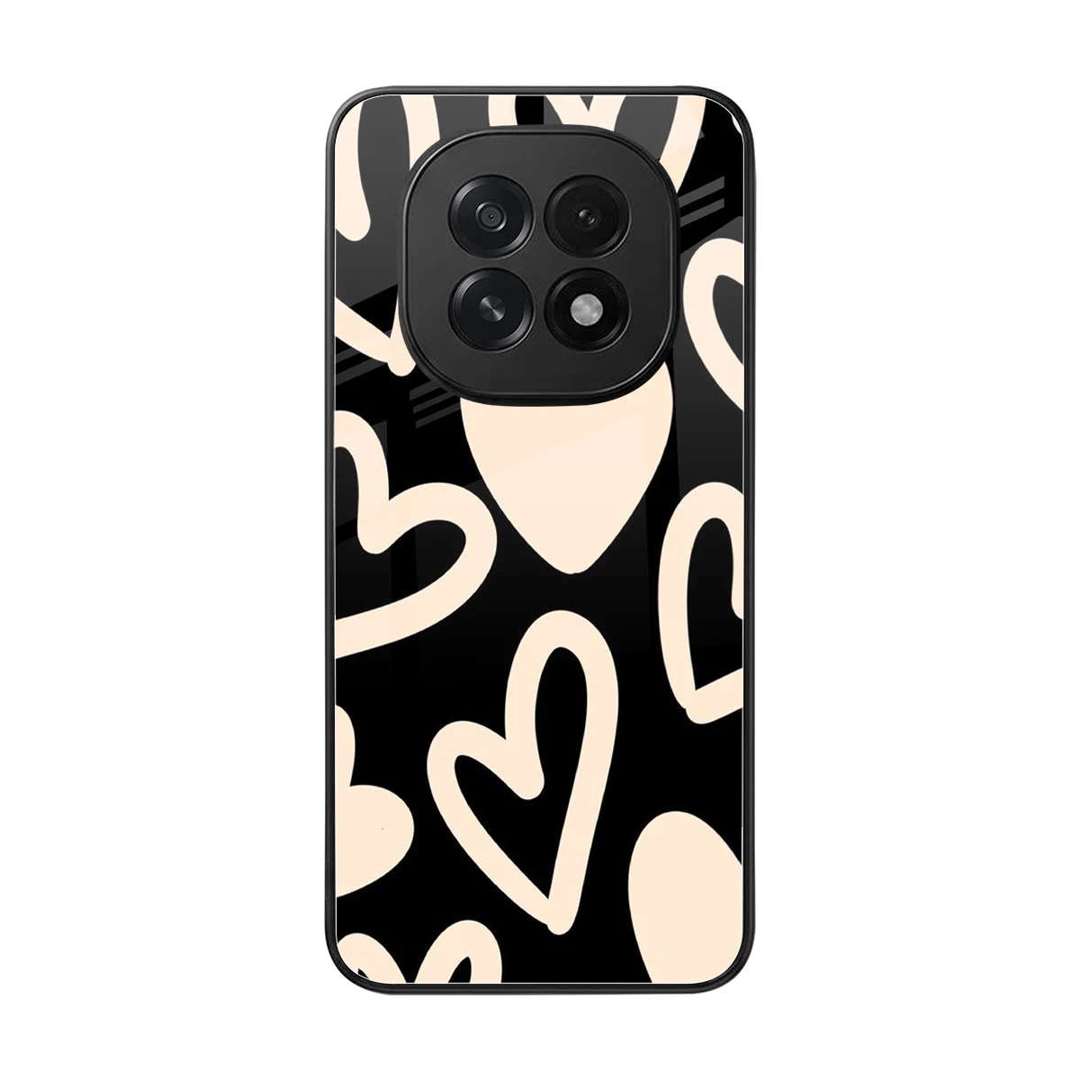 Eternal Hearts back phone cover | glass case for oppo f29 5g