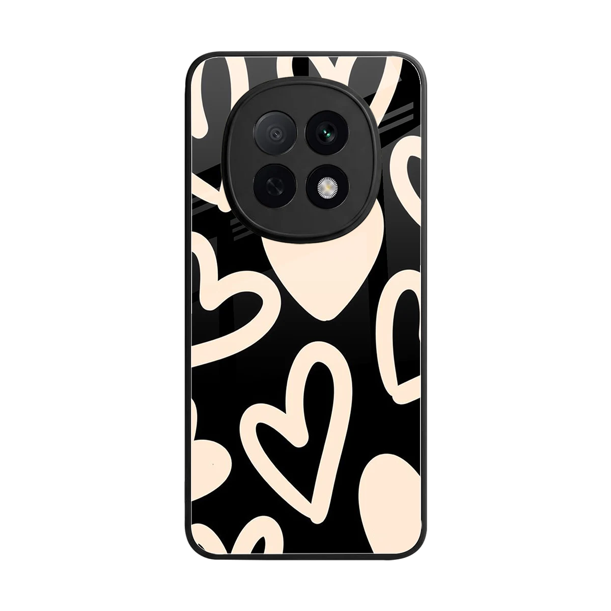Eternal Hearts back phone cover | glass case for oppo f29 pro 5g