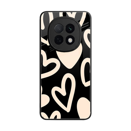 Eternal Hearts back phone cover | glass case for oppo f29 pro 5g