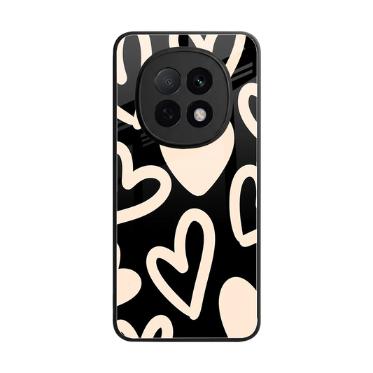 Eternal Hearts back phone cover | glass case for oppo f29 pro 5g