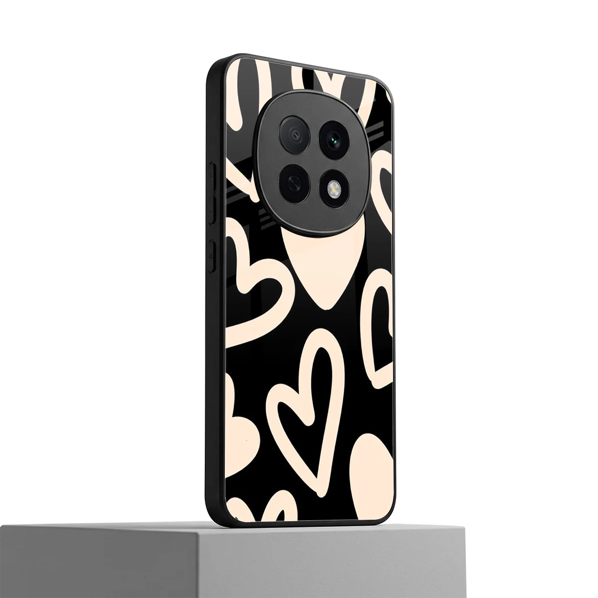 Eternal Hearts oppo f29 pro 5g mobile cover | shockproof glass phone case