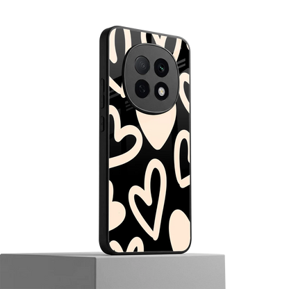 Eternal Hearts oppo f29 pro 5g mobile cover | shockproof glass phone case