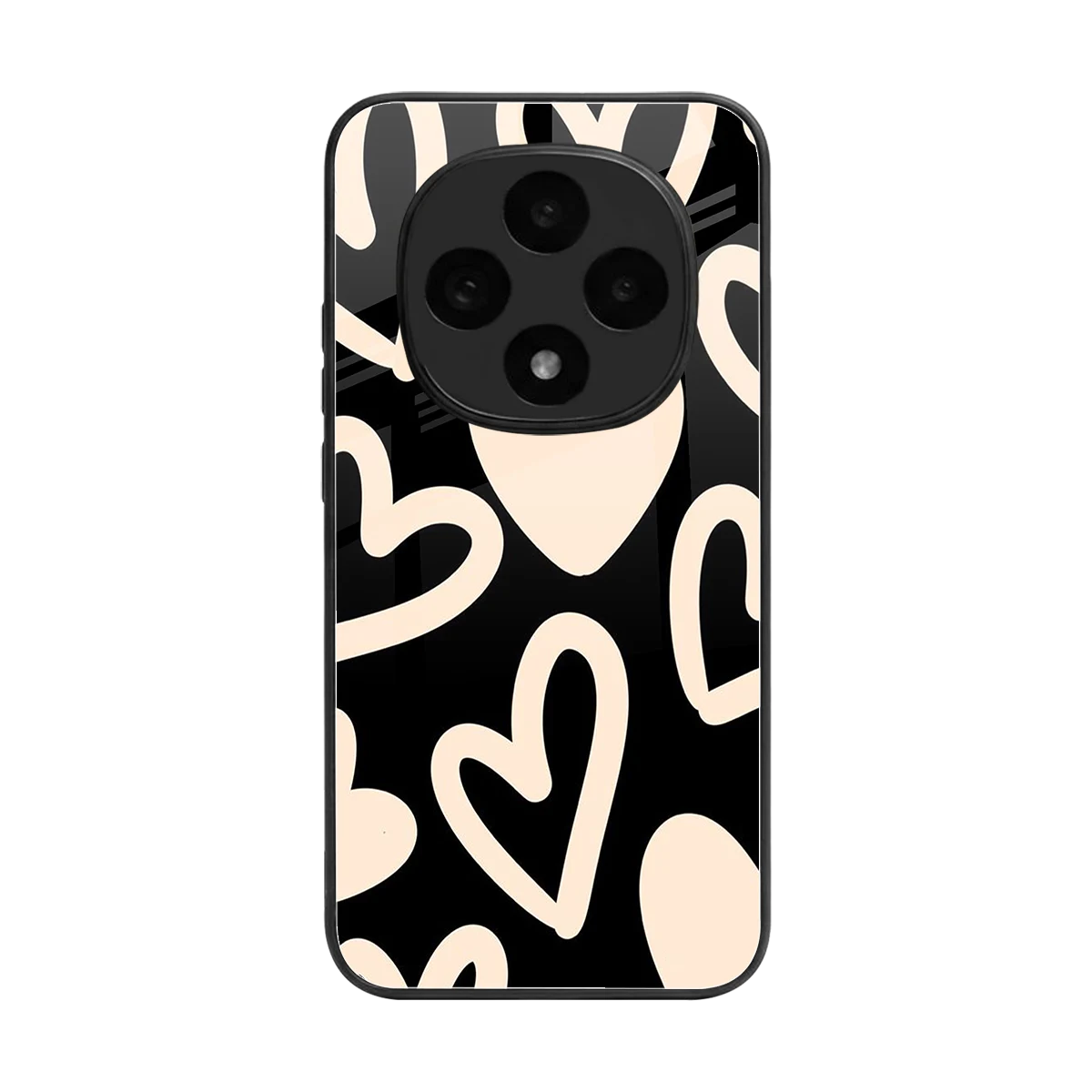 Eternal Hearts back phone cover | glass case for oppo f31 pro 5g