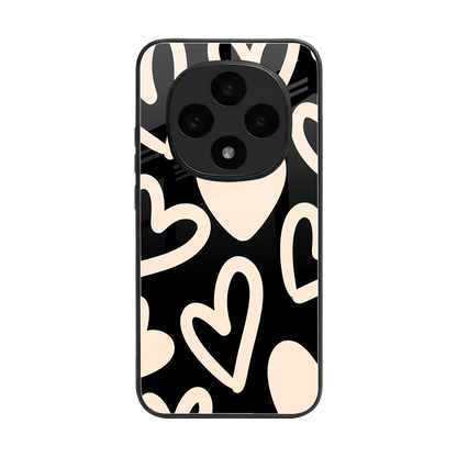 Eternal Hearts back phone cover | glass case for oppo f31 pro 5g