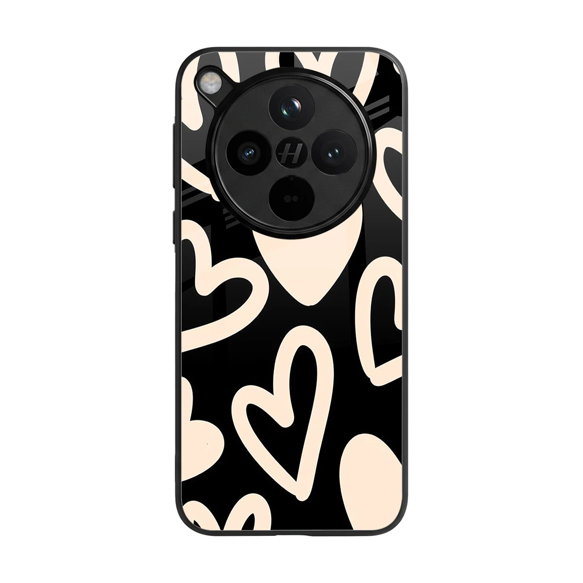 Eternal Hearts back phone cover | glass case for oppo find x8