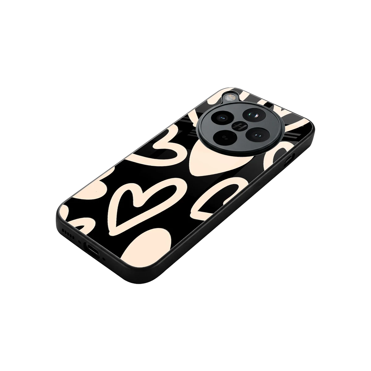 Eternal Hearts stylish phone case for oppo find x8 | glossy glass and slim fit