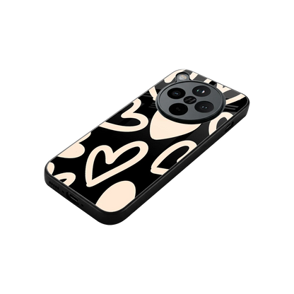 Eternal Hearts stylish phone case for oppo find x8 | glossy glass and slim fit